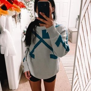SOLD off white sweater